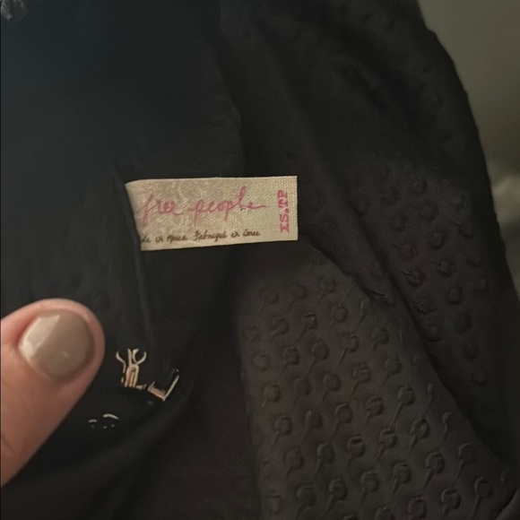 Free People Black Sleeveless Halter Mini Dress 44 - Picture 7 of 8